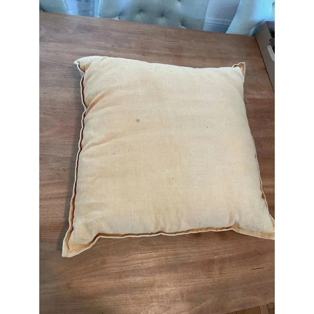 Large Neutral Dual-Tone Throw Pillow
